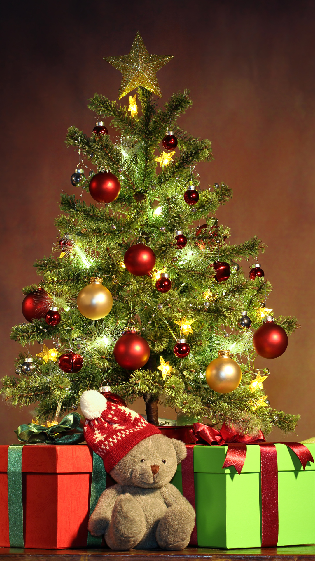Christmas Tree iPhone 6S Plus Wallpaper | Gallery Yopriceville - High